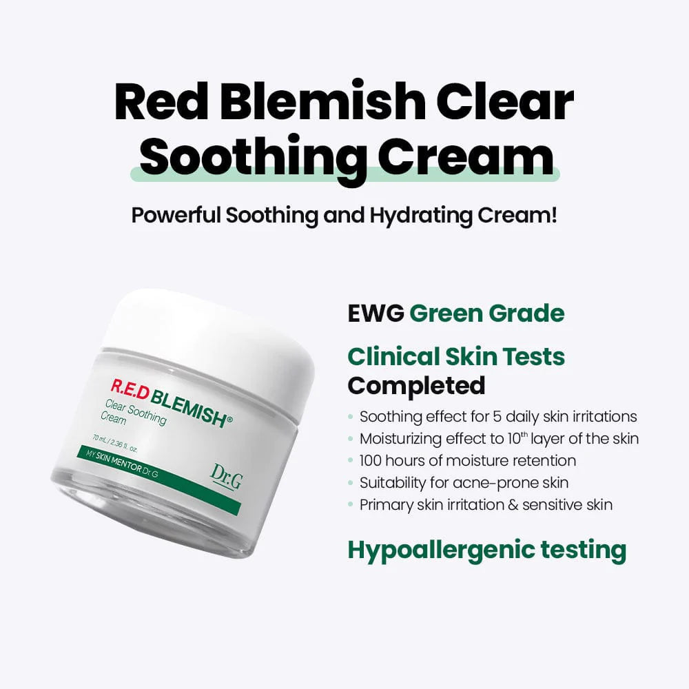 Dr.G Red Blemish Clear Soothing Cream 70ml