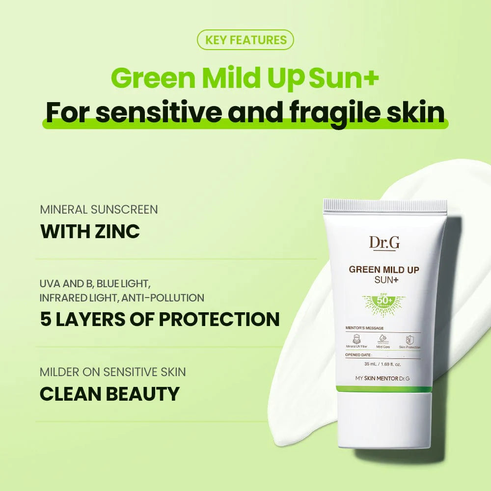 Dr.G Green Mild Up Sun+ SPF50+ PA++++ 50ml